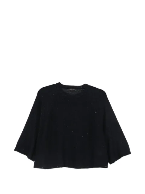 Fabiana Filippi sequin-embellished sweater Blue MAD266F349D2730000