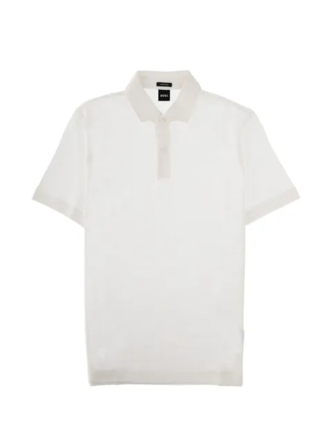 BOSS short sleeve polo shirt White 50559147