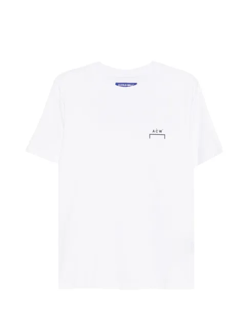 A-COLD-WALL* logo-print T-shirt White 1000ACW1
