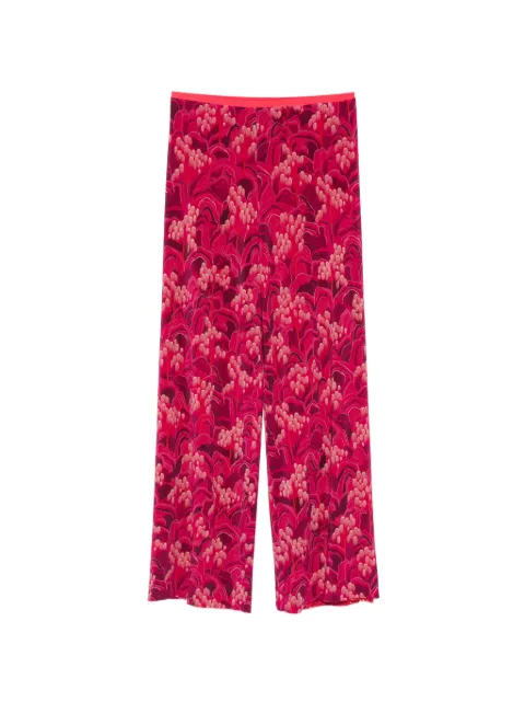 Siyu Lassus floral-print trousers Pink LASSUSCR33