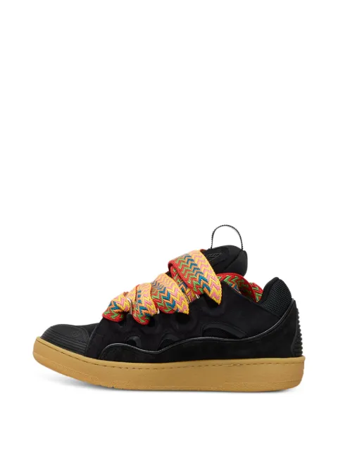 Lanvin Curb lace-up sneakers Black FUSKDK12DRA310