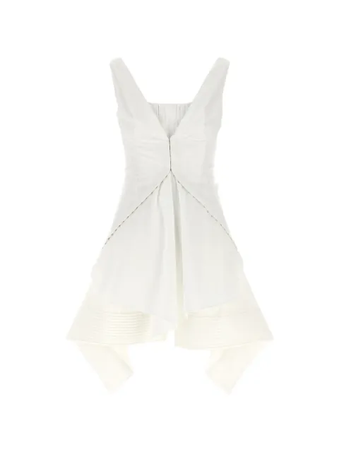 Alexander McQueen gathered mini dress White 868507QAACZ