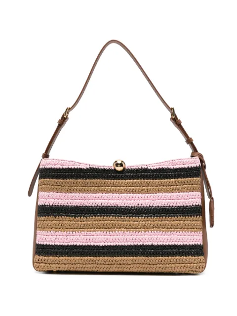 Furla striped woven shoulder bag Neutrals WB02043BX4447