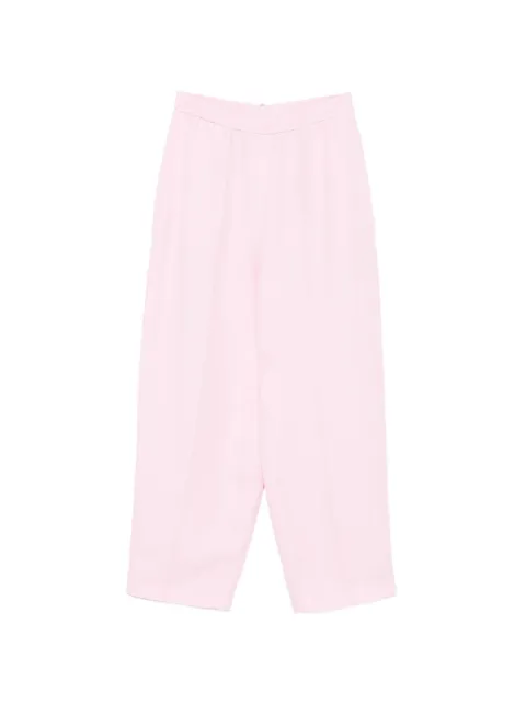 Fabiana Filippi elastic-waist trousers Pink PAD276F3360000M150