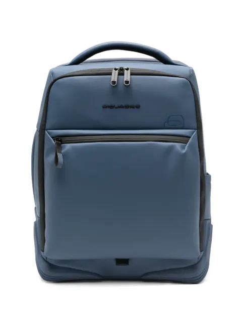 PIQUADRO logo-appliqué backpack Blue CA6631C2OW
