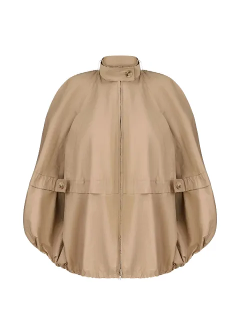 LITKOVSKA balloon sleeve cape Neutrals J16MSS26