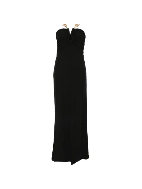 Cult Gaia Emir floral-detail maxi dress Black DR32668YV3400