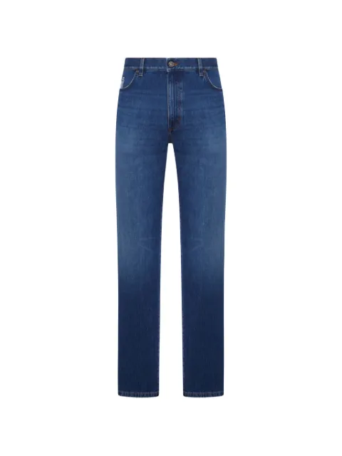Zegna patch straight jeans Blue UHIE3A3CITY