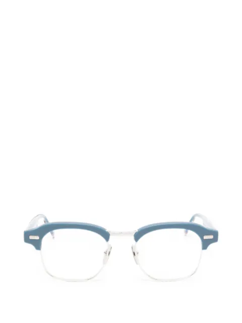 Thom Browne Eyewear browline-frame glasses Blue UEO955A