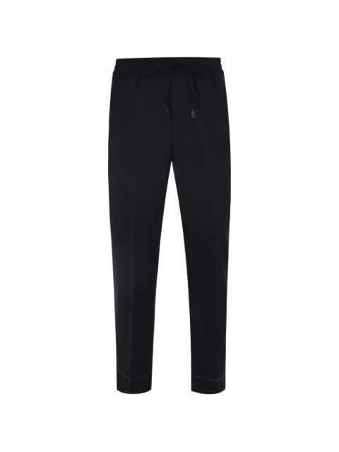 Brioni Asolo drawstring wool trousers Blue RP2Z0LPDA25