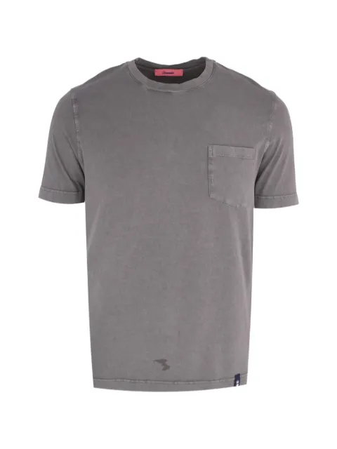 Drumohr pocket-detail T-shirt Grey DTJF000