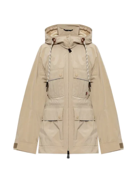 Moncler Grenoble Lerozel multi-pocket hooded coat Neutrals L10981B00003598KW