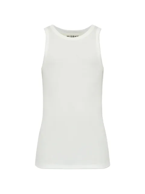 MISBHV logo-patch tank top Neutrals 260M107
