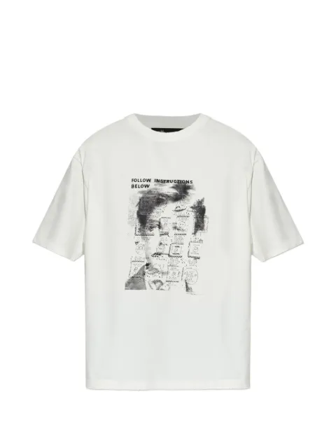 MISBHV x Ray Johnson Rimbaud Template T-Shirt White 260U104