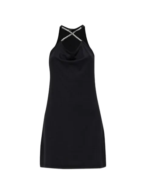 MISBHV chain-detail halterneck dress Black 260W829