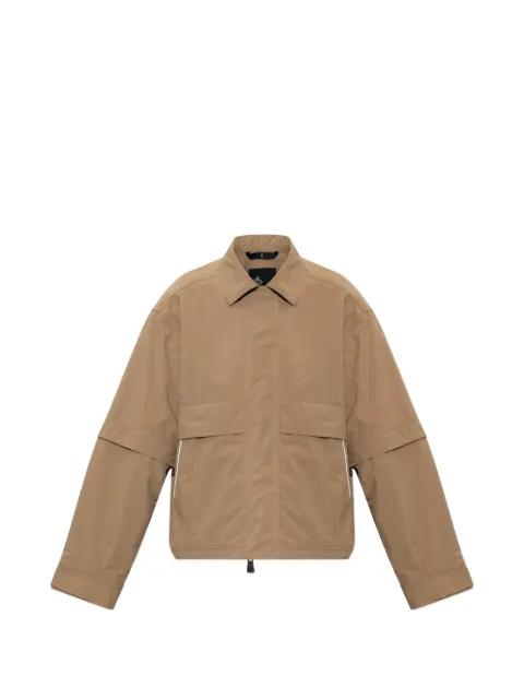 Moncler Grenoble Day-Namic logo-patch flap-pocket zip-up jacket Brown L10981A00008597SL