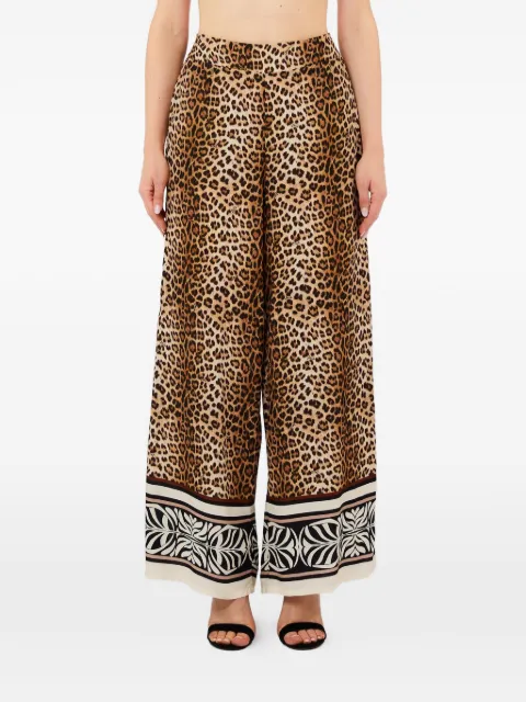 LIU JO animal-print trousers Neutrals VA6052TS123