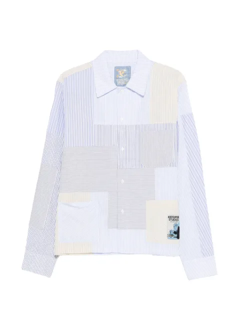 KidSuper striped-pattern shirt Blue SS26OW16
