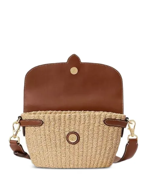 Lauren Ralph Lauren Lynden buckle textured tote bag Neutrals 431P10158001