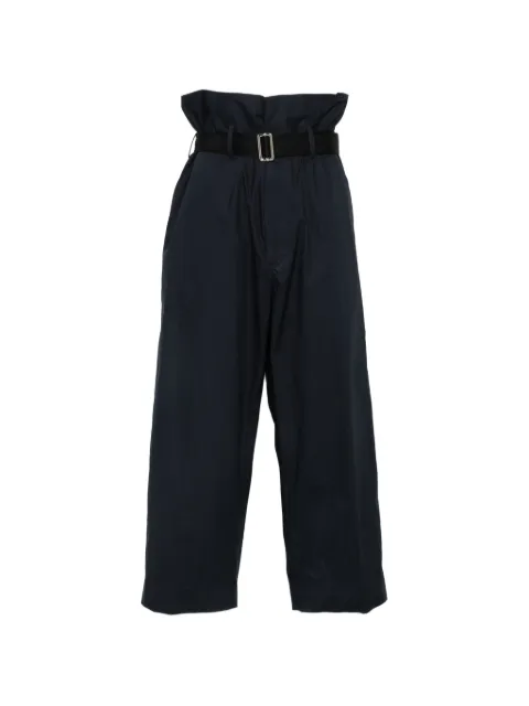 Plan C belt trousers Blue PNCAA08Y08TC063