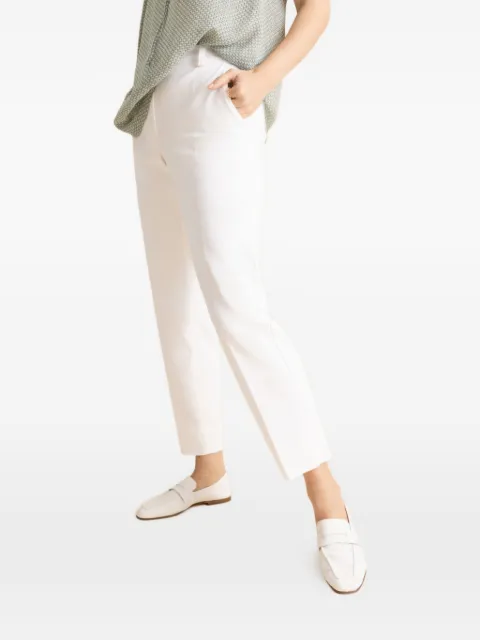 MAISON COMMON tab ankle trousers White 744003130