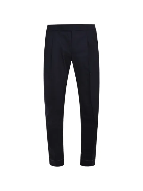 Brioni Melbourne pleated wool trousers Blue RP350LPDA27