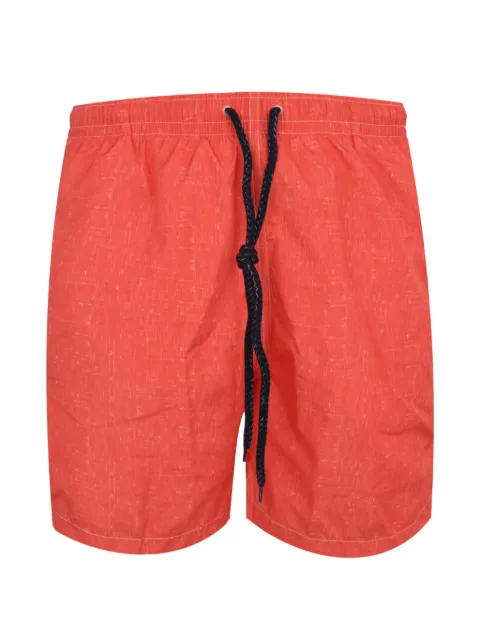 Drumohr drawstring slub-texture shorts Orange ICD99400