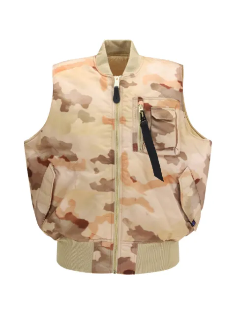 Alpha Industries MA-1 camouflage-print vest Neutrals SS758102C