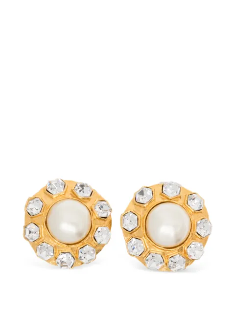 CHANEL Pre-Owned 1970s -1980s clip-on earrings Gold CSSR9043
