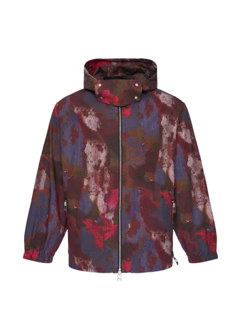 OAMC printed hooded jacket Red PCM3OJ05ACO017S0100BLOOMALL