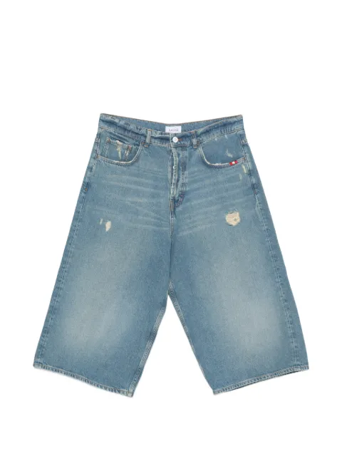 AMISH Denver distressed denim shorts Blue AMU155D7431816