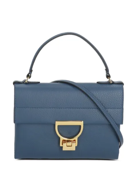 Coccinelle mini Arlettis leather tote bag Blue E1MD5190301