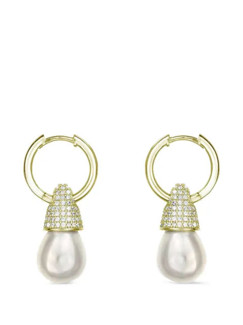 OBSIDIAN pearl embellished earrings Gold 28811
