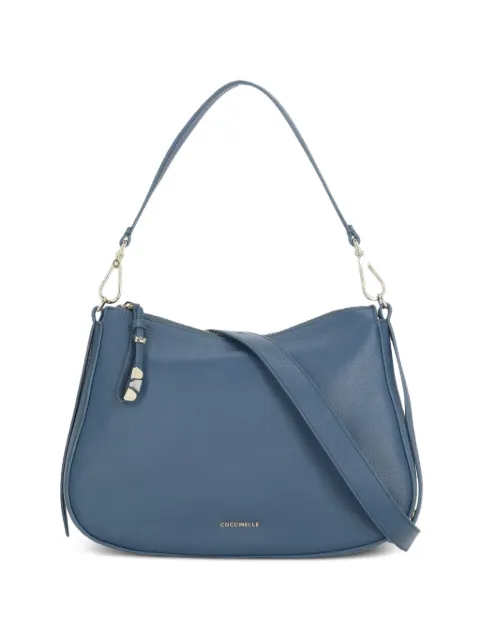 Coccinelle small Nory grained leather shoulder bag Blue E1U45130201