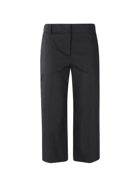 MeimeiJ pressed-crease cropped trousers Black M6EA64098