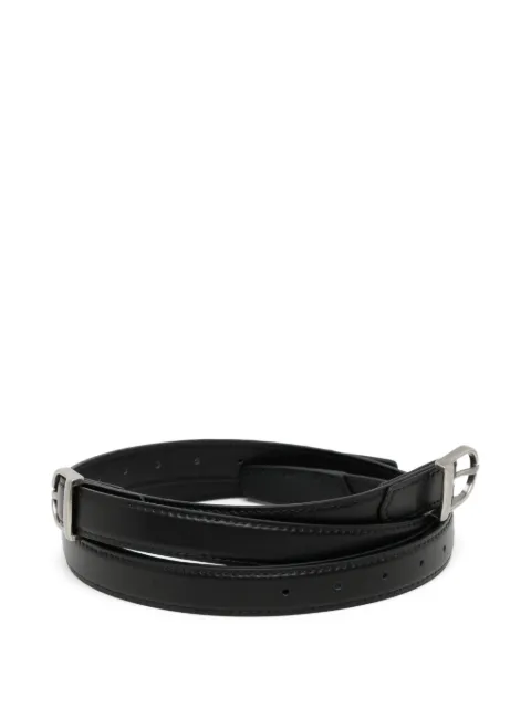 Low Classic two-way leather belt Black LW267BE01BK