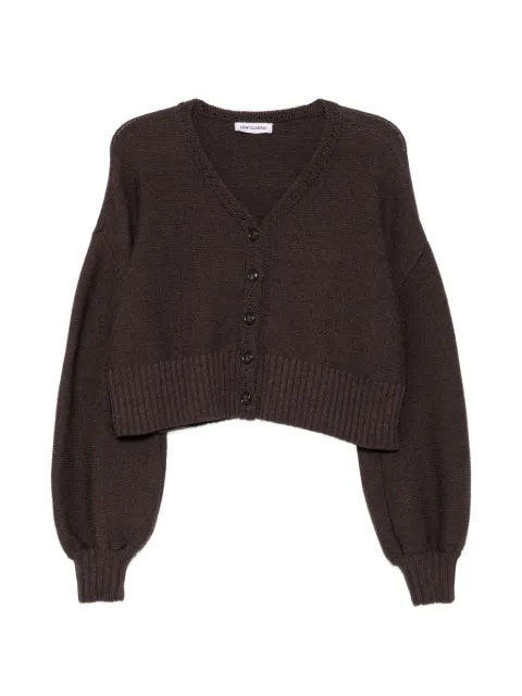 Low Classic puff-sleeve cardigan Brown LW265KN02W3