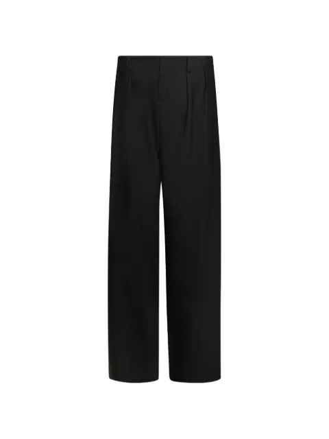David Koma double-pleated tailored trousers Black RE26DK07TR