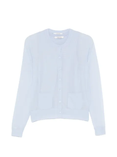Dorothee Schumacher fine-knit top and cardigan set Blue 410405