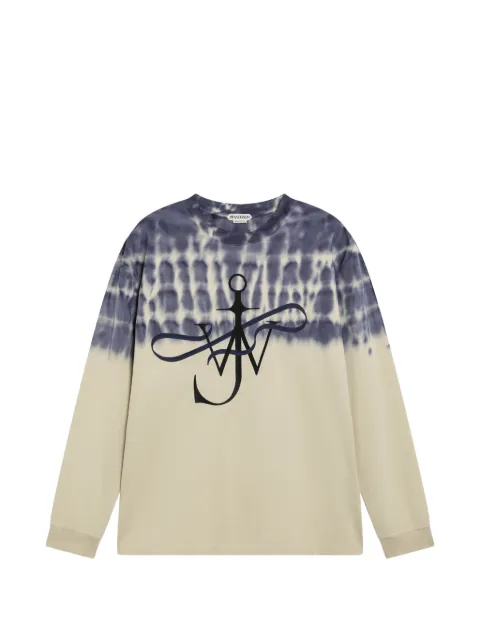 JW Anderson anchor-logo tie-dye sweatshirt Neutrals JT0313PG1937