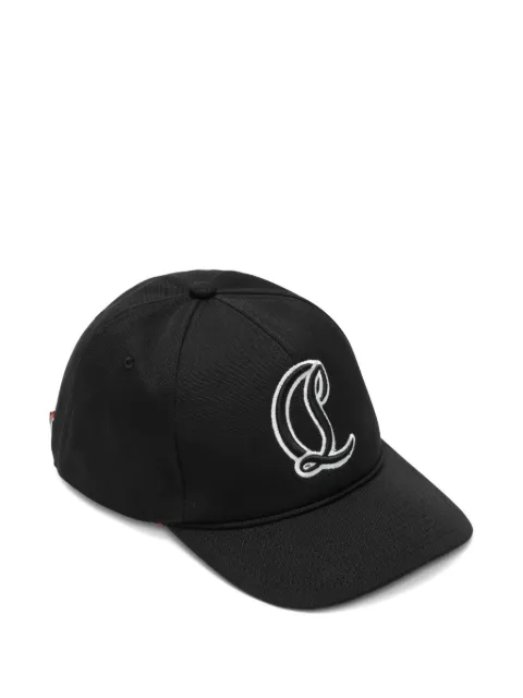 Christian Louboutin Mooncrest Ivy Ac baseball cap Black 1265137BK01
