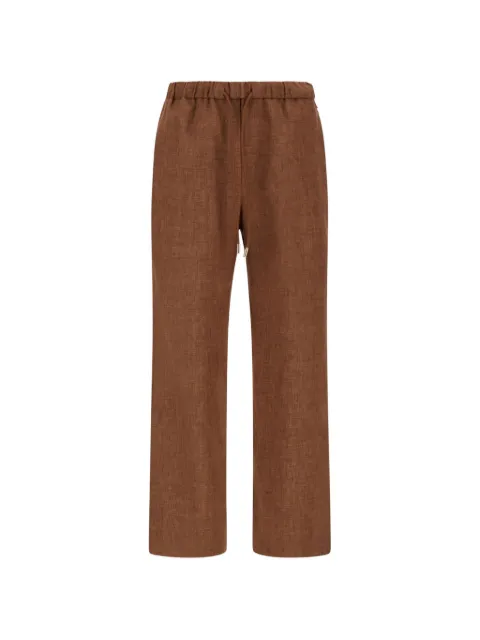 Herno drawstring waist trousers Brown PT000219D17105Z2240