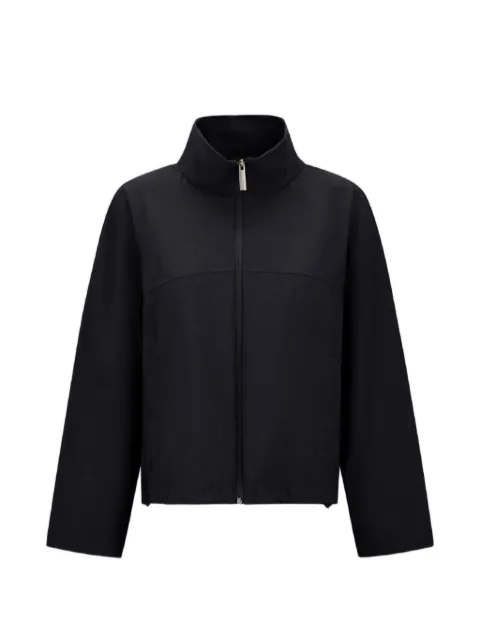 Laminar high neck logo jacket Blue GI00146DL128479300