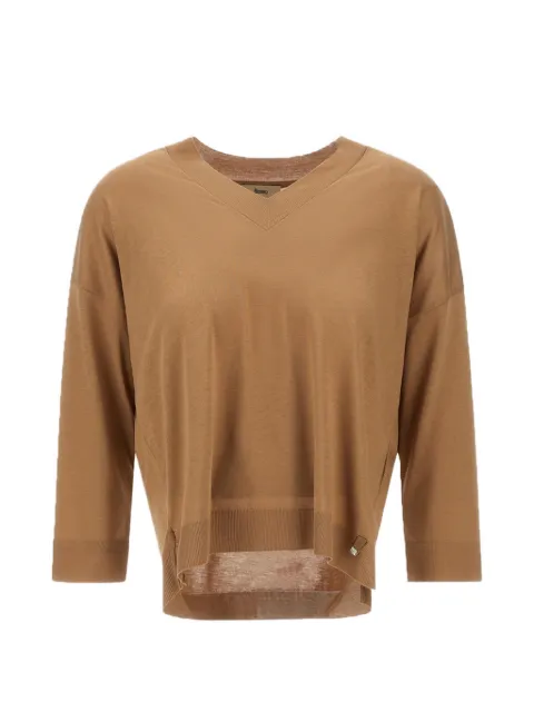 Herno V-neck sweater Brown JV000015D520562150