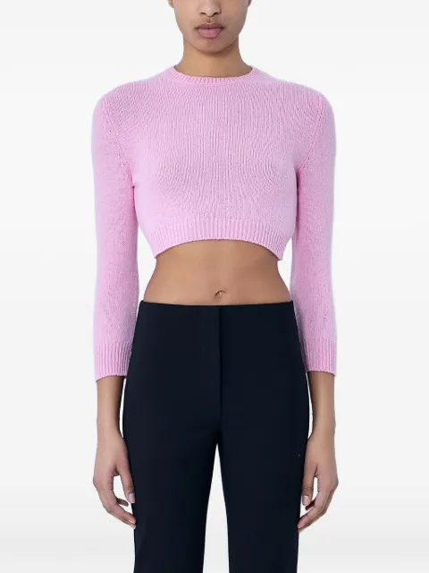 Jil Sander wool cropped sweater Pink J03GP0191J14837