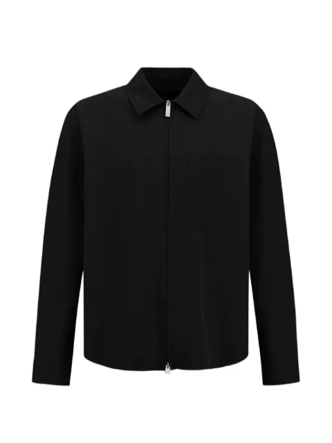 Laminar zip-up shirt jacket Black CM00012UL13285