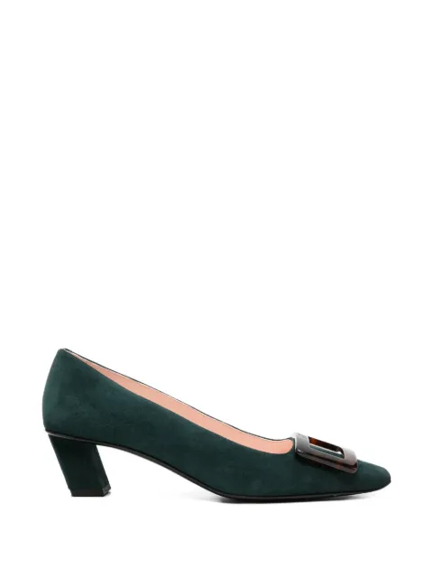 Roger Vivier Belle Vivier buckle-detail pumps Green RVW00639540HR0T823