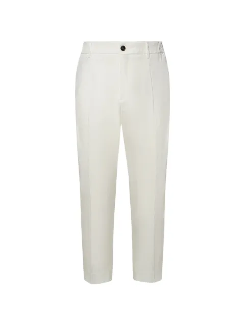 BE ABLE pleated elasticated-waist trousers Neutrals NEWRICCARDO