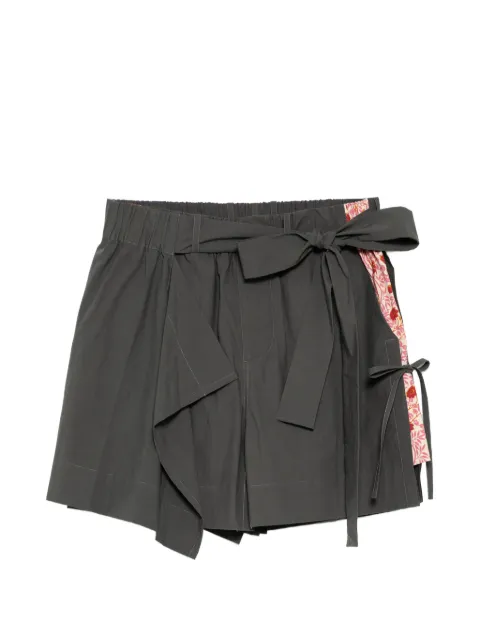 Craig Green layered floral-print shorts Grey CGSS26CWOTRS104