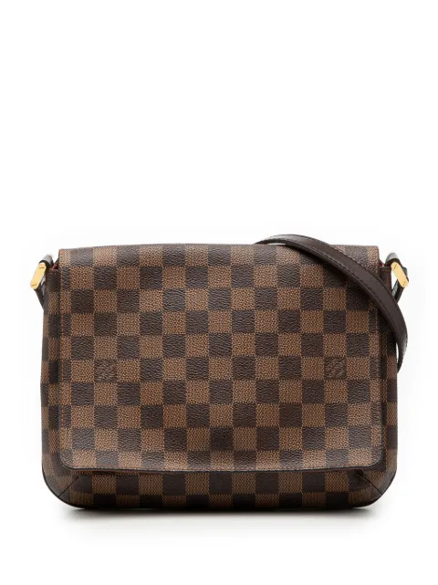Louis Vuitton Pre-Owned 2004 Damier Ebene Musette Tango Long Strap crossbody bag Brown 6AVV6NCOUUDA81AP